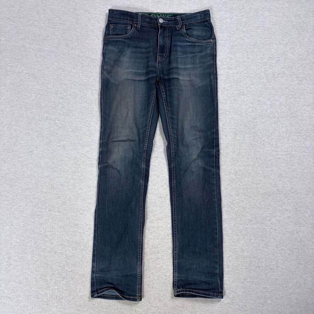 Levi's 511 Slim Jeans Size 16 REG W28 L30 Blue Denim
